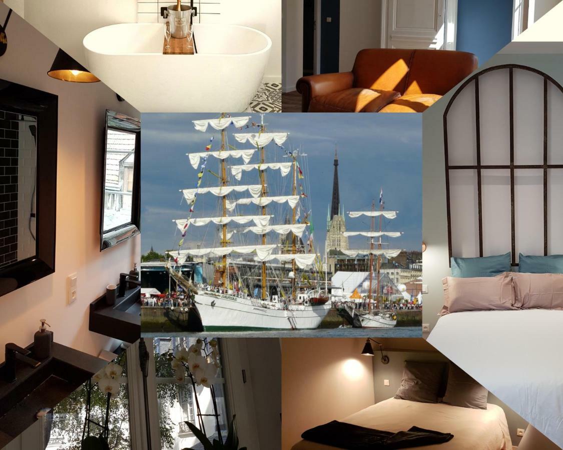 Nuit Zen Rouen - Jacuzzi - Centre Historique Lejlighed Eksteriør billede